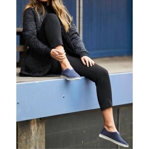 Ilse Jacobsen Women's Tulip Bluish-Gray Slip On Style Flats Size 38 US8